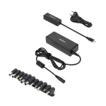 Patareisid, akusid ja laadijaid // Power supply unit / charger for laptop, tablet // Zasilacz uniwersalny Rebel 12 końc&oacute;wek 90 W 15-20 V automatyczny z funkcją Power Delivery