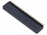 Connector: pin strips | socket | male | PIN: 40 | straight | THT | 2.54mm