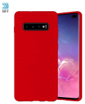 Riff Slim & Soft Silicone Soft Back Cover Case Samsung Galaxy S10 G973 Red