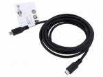 Cable | USB 3.2 | USB C plug,both sides | 1m | black | PVC | 5Gbps | 60W