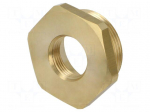 Thread adapter | brass | Int.thread: G 3/4" | Ext.thread: G 1 1/2"
