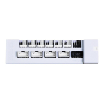 Lian Li EDGE HUB, 4x USB, 6x PWM - white
