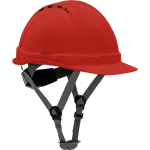 Jalan&otilde;ud, t&ouml;&ouml;riided | Isikukaitsevahendid // Isikukaitsevahendid | Kaitseprillid, Kiivrid, Hingamismaskid // Hełm przemysłowy ochr. went., czerwony, kat. ii, ce, lahti