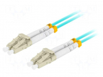 Fiber patch cord | OM3 | LC/UPC,both sides | 10m | 50/125um | LSZH