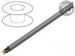 Wire | PURO-JZ | 18G1mm2 | unshielded | 300V,500V | Cu | stranded | grey