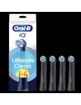 Oral-B | Replaceable toothbrush heads | iO UltimateClean | Heads | For adults | Number of brush heads included 4 | Black