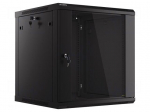Enclosure: rack cabinet | Standard: 19" | 12U | black | Z: 600mm