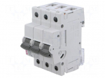 Circuit breaker | 230/400VAC | Inom: 20A | Poles: 3 | Charact: B | 10kA