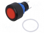 Switch: push-button | Pos: 2 | SPDT | 0.5A/220VAC | 1A/24VDC | ON-(ON)