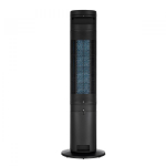 Cooling tower fan, 45W, Ion purifying, 2 ice-box, 4l water tank, 3 wind modes: Normal/Sleep/Eco, 3 speeds, Air flow 300m3/h, 7h timer, Auto swing blades 60, Remote control, Power off memory, black color, 1000x310x310 mm