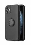 Back panel cover iLike Apple IPHONE 13 PRO SILICONE RING Black