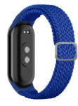 Strap iLike Universal Mi Band 8 wristband bracele Braided fabric strap Blue