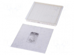 Filter | polyester | IP55 | 280x282x21mm | 5pcs.