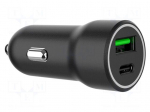USB power supply | USB A socket,USB C socket | Sup.volt: 12&divide;24VDC