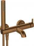 Bath mixer with shower set