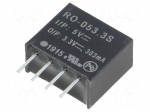 Converter: DC/DC | 1W | Uin: 4.5&divide;5.5V | Uout: 3.3VDC | Iout: 303mA | SIP4