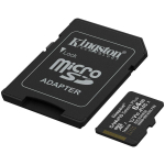 Cable Kingston  Kingston 64GB microSDXC Canvas Select Plus Gen3 100MB/s A1 Card + Adapter
