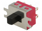 Switch: slide | Pos: 2 | DPDT | 2A/250VAC | ON-ON | Mounting: screw type