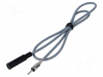 Cable | 1m | DIN socket,DIN plug | Car brand: universal
