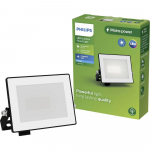 PHILIPS Lois flood BL 10W&nbsp;5000K LED prožektors 950lm IP65 15000h melns 929004641501 8720169365049