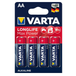 Patareid, akud, toiteplokid ja adapterid // AA, AAA ja muud suurused patareid, laadijad &ndash; saadaval tellimiseks // 4x bateria R-06 R06 AA 1,5V alkaliczne R-06  Longlife Max Power Varta