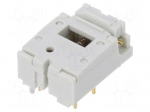 Switch: keypad | Pos: 2 | SPDT | 0.01A/24VDC | white | Leads: for PCB