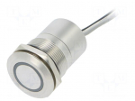 Switch: capacitive | Pos: 2 | SPST-NC | 0.01A/12VDC | IP68 | ON-OFF | 20m&Omega;