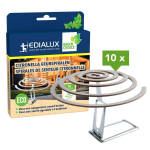 Citronella scent spirals,10 pcs