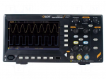 Oscilloscope: digital | Ch: 2 | 100MHz | 1Gsps | 20Mpts | LCD 7" | SDS