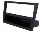 Radio mounting frame | Opel | 1 DIN | black