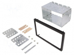 Radio mounting frame | Alfa Romeo | 2 DIN | black