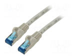 Patch cord | S/FTP | Cat 6a | RJ45 plug,both sides | stranded | Cu | 3m