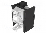 Contact block | 22mm | 04 | front fixing | push-in terminals | 250VAC