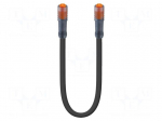 Cable: for sensors/automation | M8 | PIN: 4 | 10m | plug | 30VDC | 30VAC