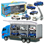 RoGer TIR Transporter With Police Vehicles