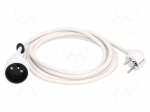 Extension lead | 3G1.5mm2 | 10m | PVC | white | Sockets no: 1 | 16A
