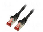 Patch cord | S/FTP | Cat 6 | RJ45 plug,both sides | stranded | Cu | 5m