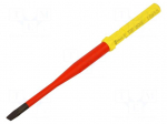 Interchangeable blade | insulated,slim | slot | 5.5x1mm | 1kVAC