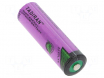 Battery: lithium (LTC) | 3.6V | AA | &Oslash;14.7x50.5mm | 2400mAh