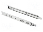 Ball guide | zinc plated steel | L: 400mm | 50kg | H: 45mm