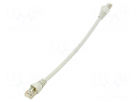 Patch cord | S/FTP | Cat 6a | RJ45 plug,both sides | stranded | Cu