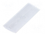 Heat shrink sleeve | flexible | 2: 1 | 19mm | L: 1.2m | transparent