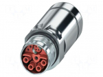 Connector: M23 | plug | PIN: 13 | crimped | straight | IP67