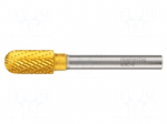 Rotary burr | &Oslash;: 12mm | L: 70mm | Working part len: 25mm | 6mm | metal
