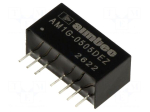 Converter: DC/DC | 1W | Uin: 4.5&divide;9VDC | Uout: 5VDC | Iout: 100mA | SIP8