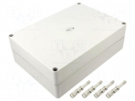 Enclosure: multipurpose | X: 180mm | Y: 254mm | Z: 84mm | TK PC | grey