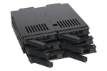 Icy Dock MB326SP-B disk array 0 TB Rack (1U) Black