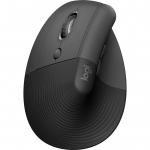 Logitech Lift for Business, mouse graphite, Logi Bolt, Bluetooth, Windows/macOS/Linux/ChromeOS/iPadOS/Android