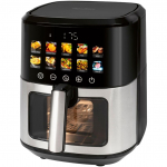 ProfiCook hot air fryer PC-FR 1286 H (black/stainless steel, 1,700 watts, basket 6.5 liters)