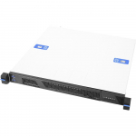 Chenbro RM143 1U Rackmount, Rack, Server Case Black, 1 height unit